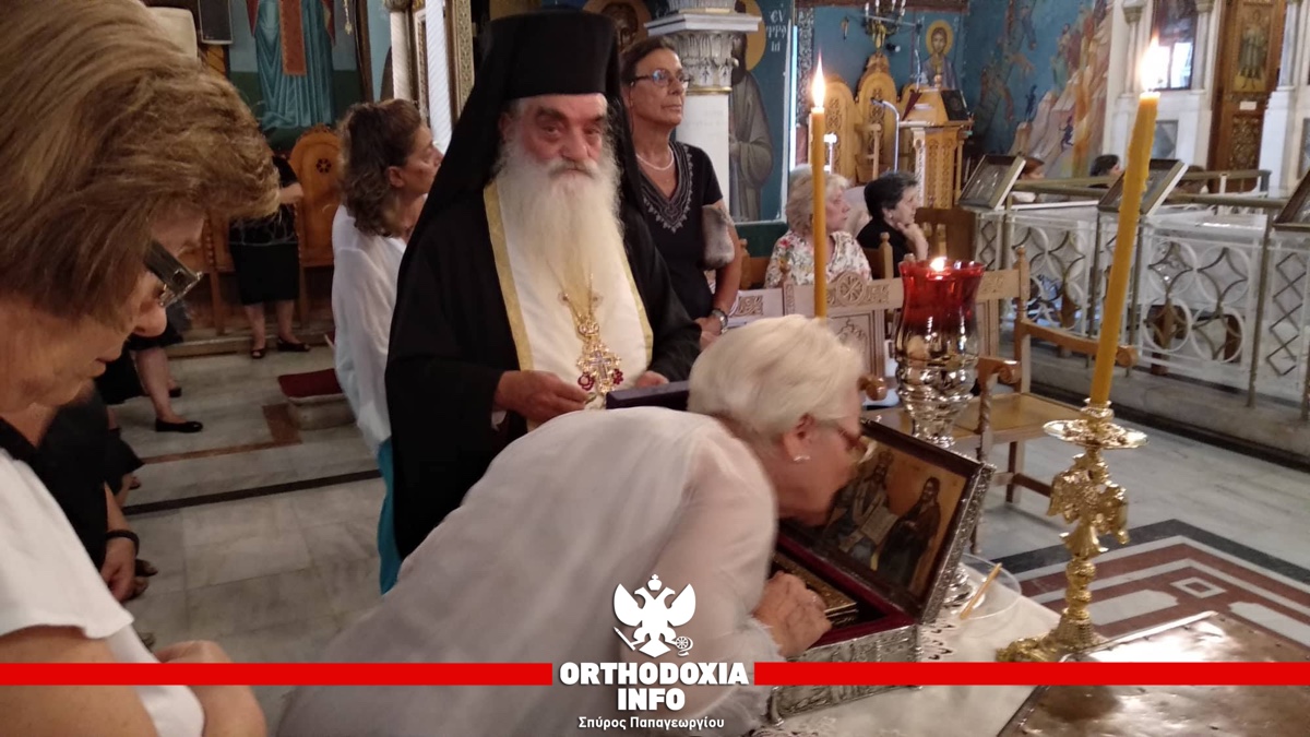 ΟΡΘΟΔΟΞΙΑ INFO Ι Υποδοχή της τιμίας χειρός του Αγ. Διονυσίου στον Άγιο Κωνσταντίνο Κολωνού