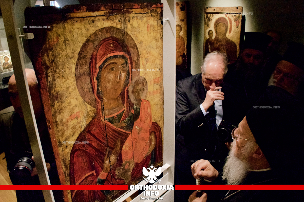 ΟΡΘΟΔΟΞΙΑ INFO | Εγκαίνια της έκθεσης "Το Ημέτερον Κάλλος" από τον Οικουμενικό Πατριάρχη στη Μονή Βλατάδων